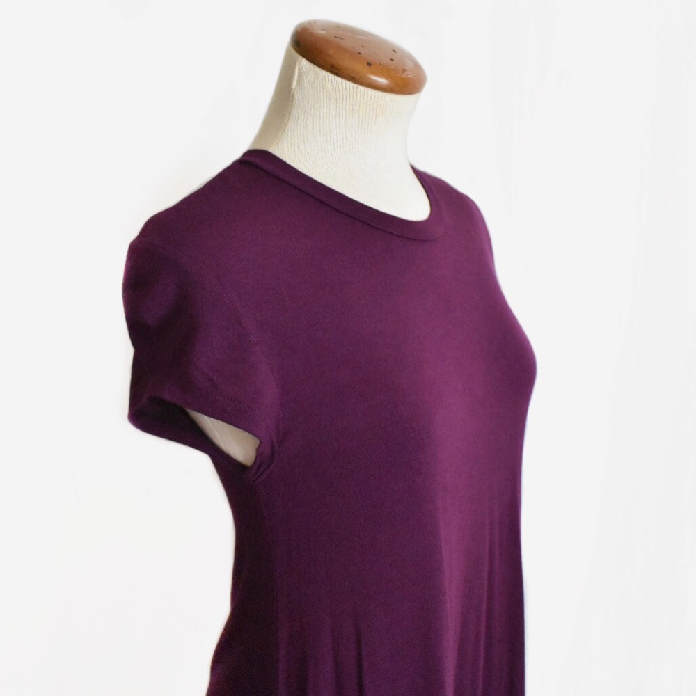 Nasty Gal Plum Swing Dress